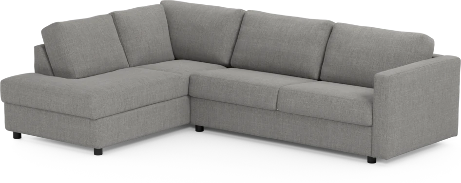 Lindö - Bäddsoffa 2,5-sits med divan - Grå