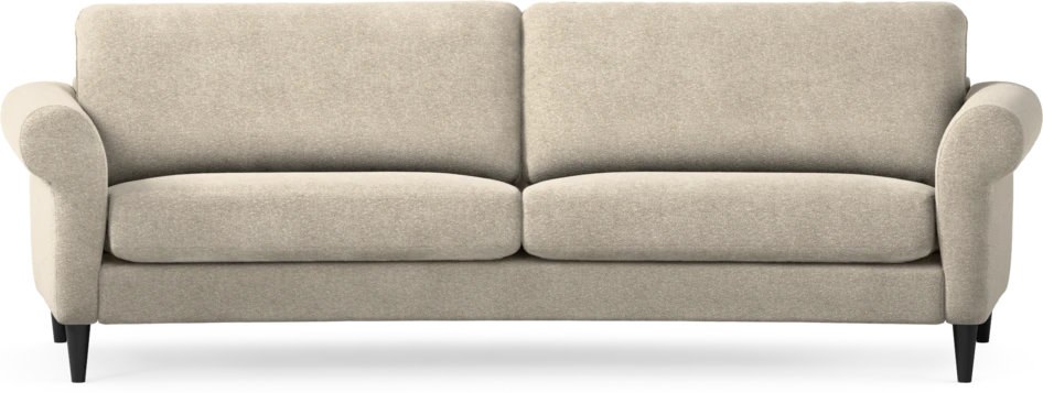 Bridge - 3-sits soffa svängd - Beige