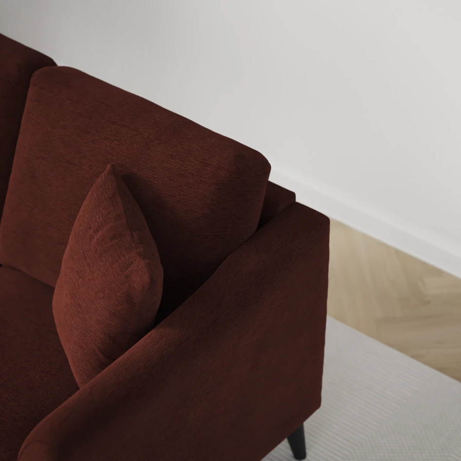 Eden - 3-sits soffa - Orange