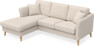 Eden - 2-sits soffa med schäslong - Beige