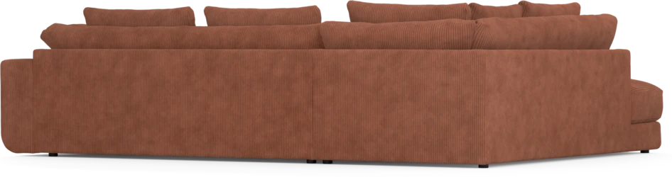 Amie - 3-sits med divan vänster - Orange