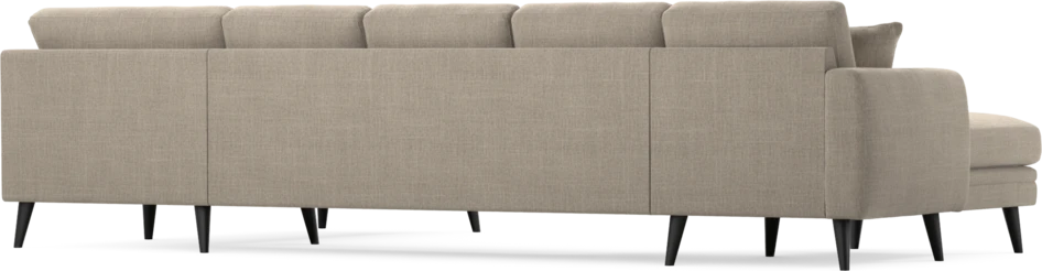 Eden - 3-sits soffa med schäslong vänster och divan höger - Beige