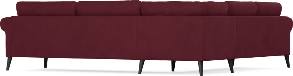Bridge - Hörnsoffa, 2+3-sits - Röd