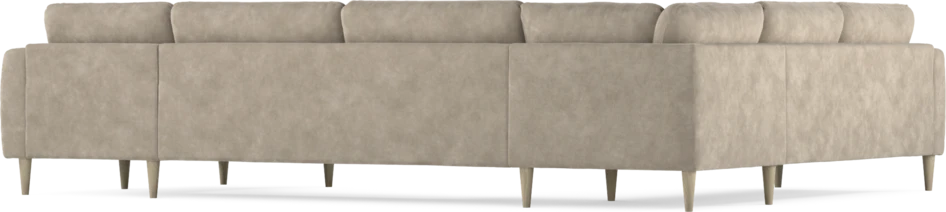 Bridge - Hörnsoffa, 2+3-sits med schäslong höger - Beige
