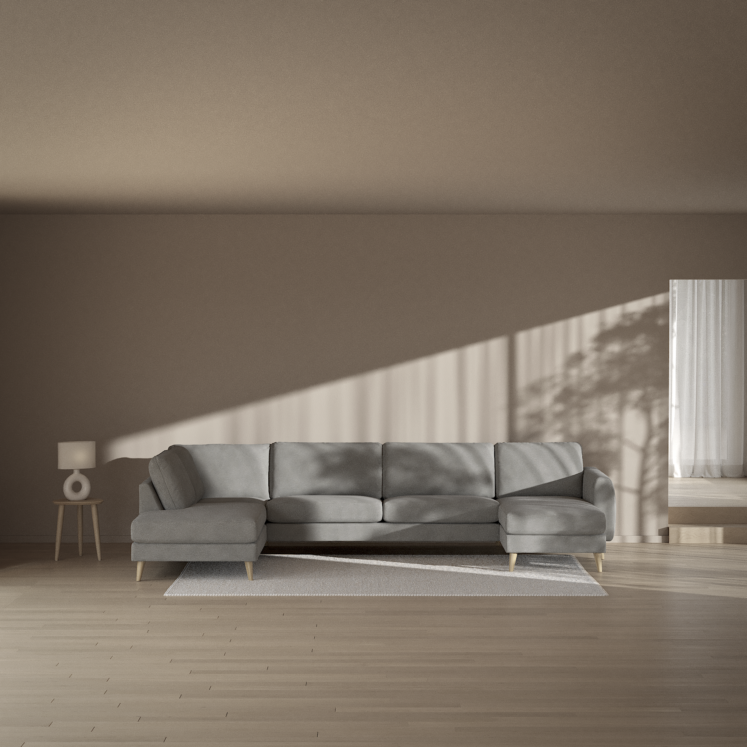 Bridge - 3-sits soffa med divan vänster och schäslong höger - inspiration