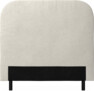 Delux Rundad - Sänggavel, 90-210 cm - Beige