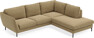 Madison - 2-sits soffa med divan höger - Brun