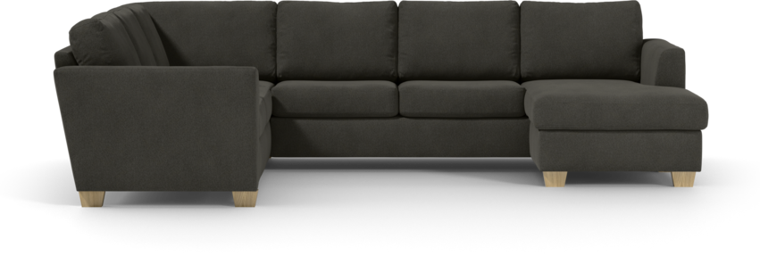 Friday - Hörnsoffa, 2+3-sits med schäslong höger - Grå