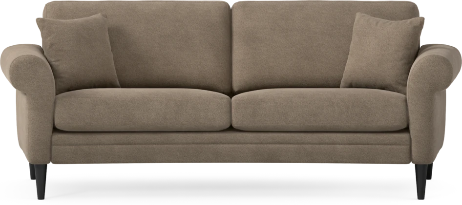 Eden - 2,5-sits soffa svängd - Brun