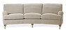Oxford Delux - 3-sits soffa svängd, fast klädsel - Beige