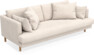 Harper - 3-sits soffa, hel dyna - Beige