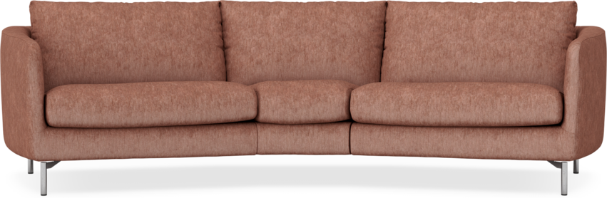 Madison - 3-sits soffa svängd, 90 cm - Röd