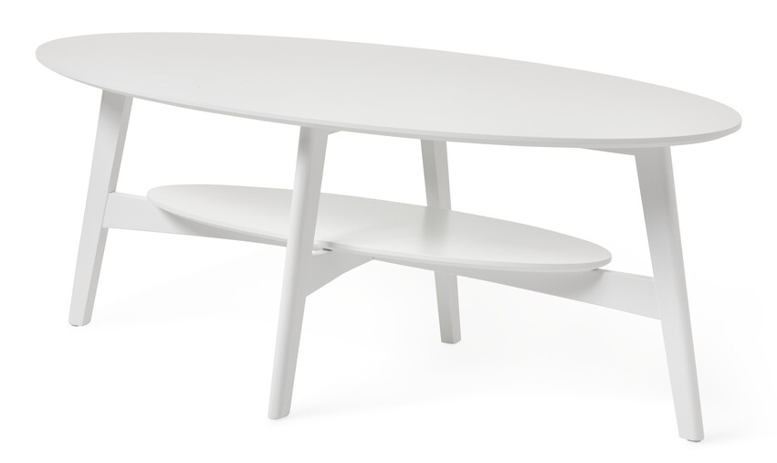 Ester - Soffbord, L 110 B 60 H 50 cm - Vit