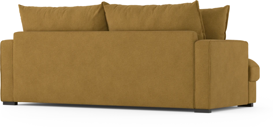 Mila - 3-sits soffa, hel dyna - Gul