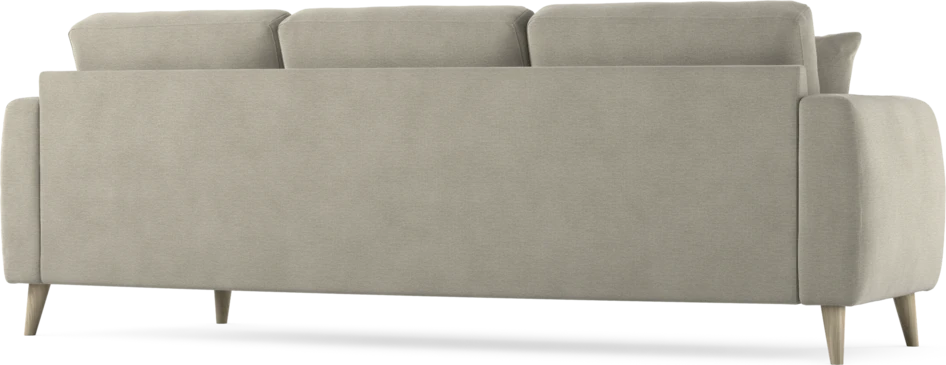 Eden - 3-sits soffa svängd - Brun