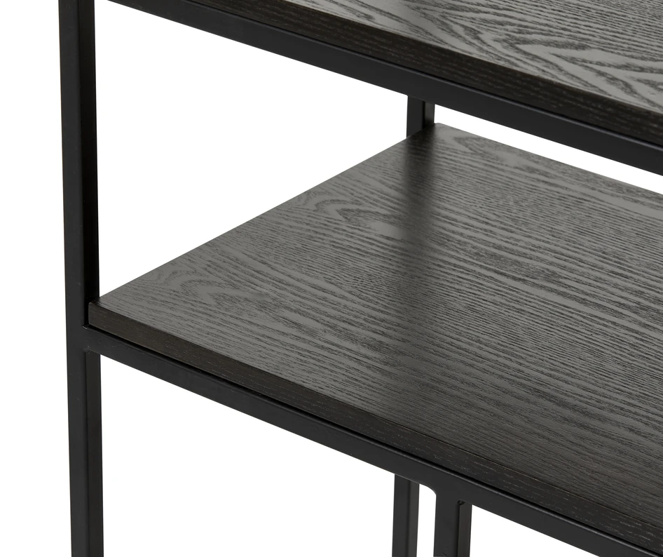 Derby - Hylla, 90,5x36x175,5 cm - Svart