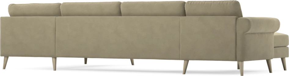 Bridge - 3-sits soffa med schäslong vänster och divan höger - Beige