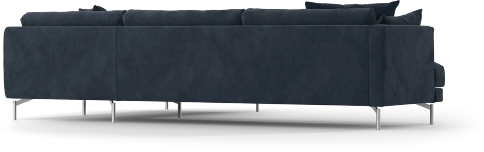 Harper - 3-sits soffa med divan höger - Blå