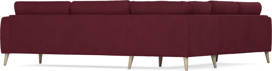 Bridge - Hörnsoffa, 2+3-sits - Röd