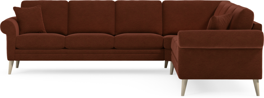 Eden - Hörnsoffa, 3+3-sits - Orange