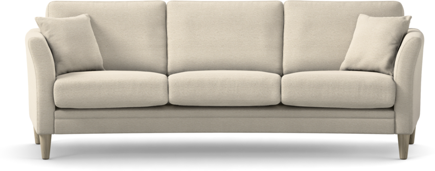 Eden - 3-sits svängd - Beige