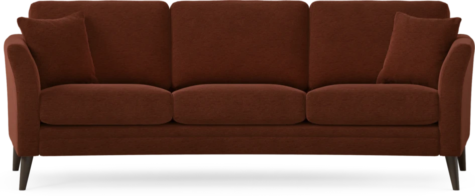 Eden - 3-sits soffa svängd - Orange