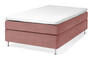 Cape Farewell Comfort - Kontinentalsäng, enkelsäng med bäddmadrass Fiord Soft - Rosa