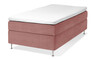 Cape Farewell Comfort - Kontinentalsäng, enkelsäng med bäddmadrass Fiord Soft - Rosa