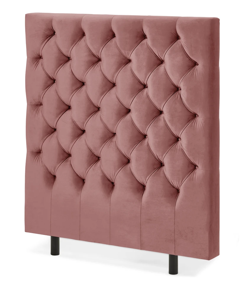 Avon XL pikerad - Sänggavel, B 90-140 cm - Rosa