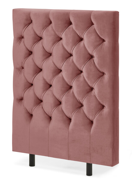 Avon XL pikerad - Sänggavel, B 90-140 cm - Rosa
