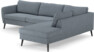County - 2,5-sits soffa med divan höger - Blå