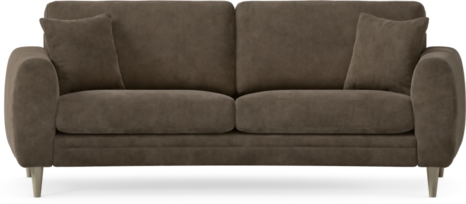 Eden - 2,5-sits soffa svängd - Brun