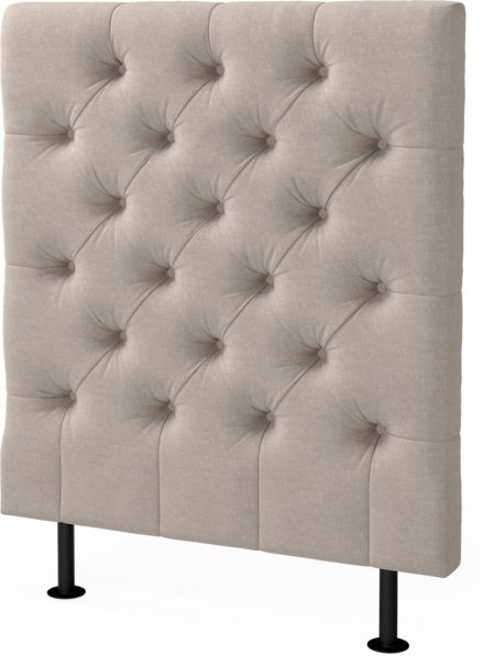 Cape pikerad - Sänggavel låg, , 90-210 cm - Beige