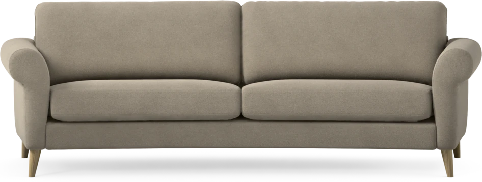 Bridge - 3-sits soffa svängd - Beige