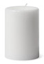 Glimra - Blockljus, stearin, Ø 7, H 10 cm, brinntid 35 h - Vit