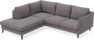 Madison - 2-sits soffa med divan vänster - Grå