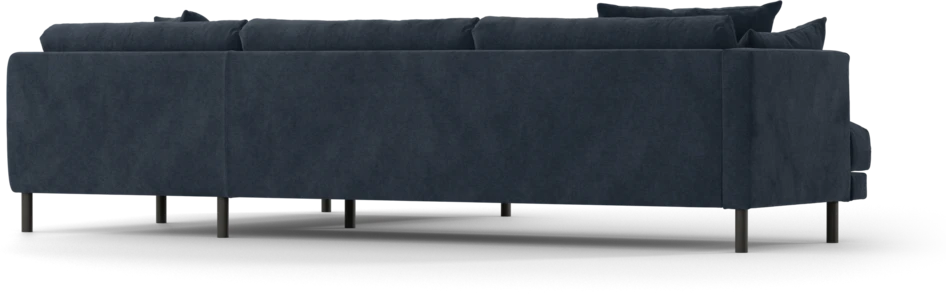 Harper - 3-sits soffa med divan höger - Blå
