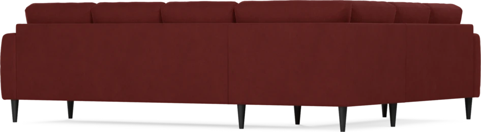Eden - Hörnsoffa, 2+3-sits - Röd
