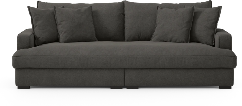 Rossi - 3-sits soffa, hel dyna - Brun