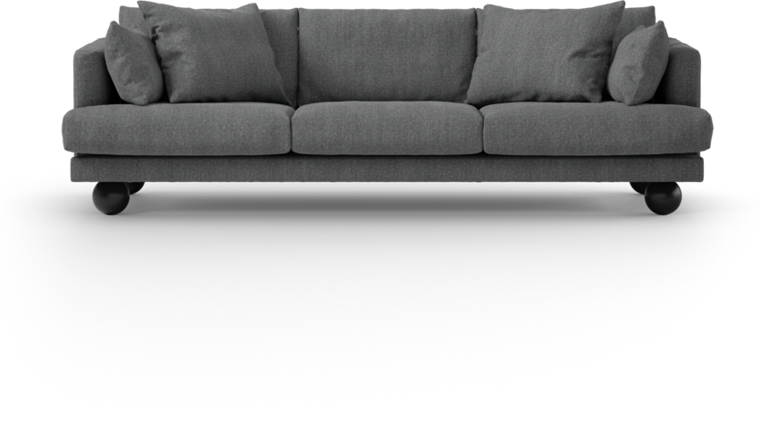 Harper - 4-sits soffa - Grå