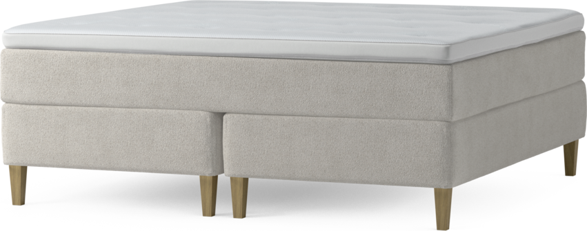 Delux Exclusive - Kontinentalsäng, dubbelsäng med bäddmadrass och sängben