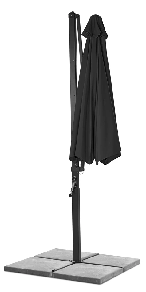 Luleå - Parasoll, Ø 300 cm - Svart