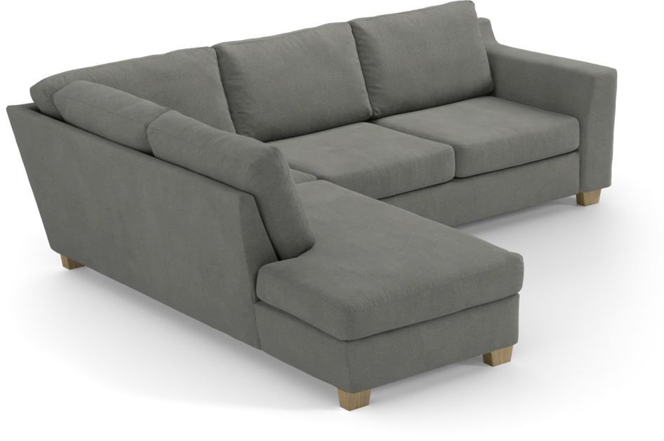 Friday - 2,5-sits soffa med divan vänster - Grå