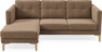 Rio - 3-sits soffa med schäslong vänster - Beige