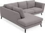 Madison - 2-sits soffa med divan vänster - Grå