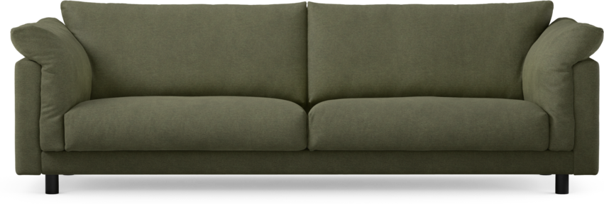 Cherrie - 4-sits soffa, fast klädsel - Grön