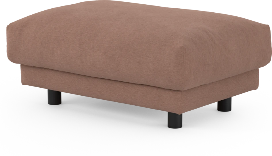 Cherrie - Fotpall 110, fast klädsel - Rosa