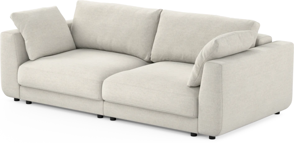 Amie - Bäddsoffa 3-sits - Vit