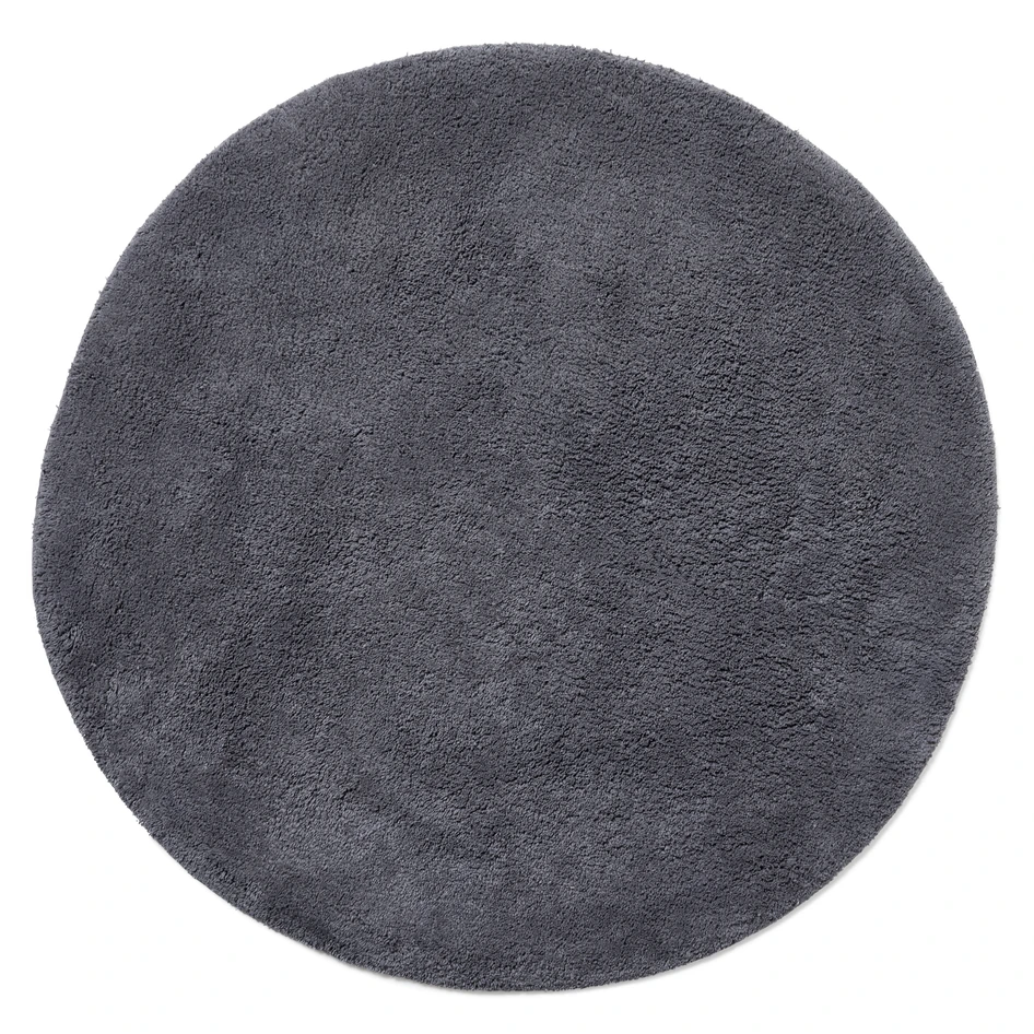 Soft - Badrumsmatta, Ø 90 cm - Grå
