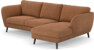 Madison - 2-sits soffa med schäslong höger - Orange
